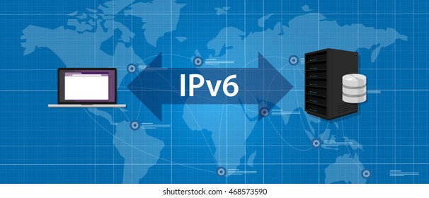 IPv6 Internet Protocol version 6 connection server computer standard