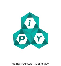 IPY creative minimalist letter logo. IPY unique vector initials alphabet letter logo design
