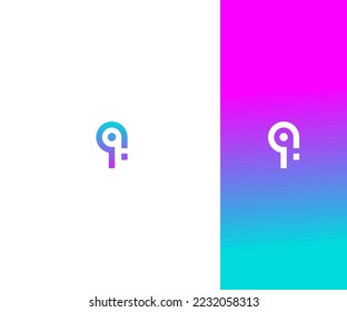 IQ, QI Letter Logo Vector Template Abstract Monogram Symbol . Usable for Business sport, technology, fashion, digital And future creative logo