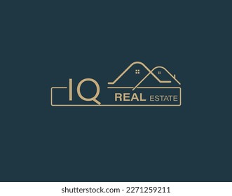 IQ Real Estate  Consultants Logo Design Vectors images. Luxury Real Estate Logo Design