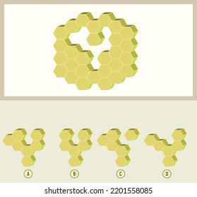 IQ TEST Find the missing piece in the figure above.