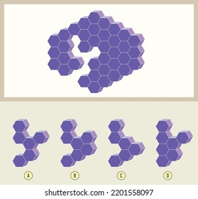 IQ TEST Find the missing piece in the figure above.