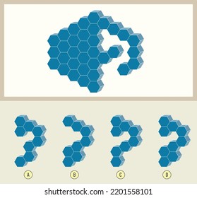 IQ TEST Find the missing piece in the figure above.