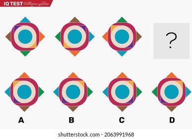 Iq test - Intelligence questions, Find next - puzzle questions