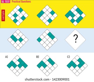 IQ TEST - Intelligence questions - shape completion