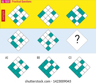 IQ TEST - Intelligence questions - shape completion