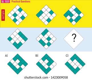IQ TEST - Intelligence questions - shape completion
