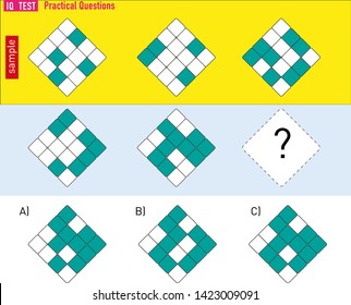 IQ TEST - Intelligence questions - shape completion