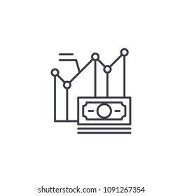 IQ test linear icon concept. IQ test line vector sign, symbol, illustration.