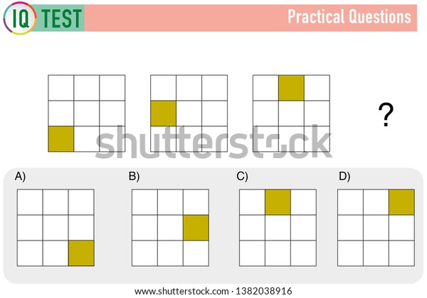 Iq Test Practical Questions Stock Vector (Royalty Free) 1382038916 ...