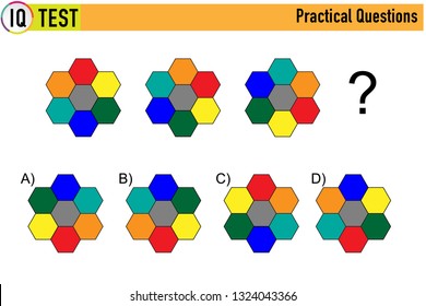 IQ Test Practical questions intelligence questions Practical Questions. Worksheet. Mathematical puzzle game. Learning mathematics, tasks for addition for preschool children.