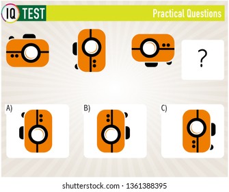 IQ Test Practical questions intelligence questions Practical Questions. Worksheet. Mathematical puzzle game. Learning mathematics, tasks for addition for preschool children.