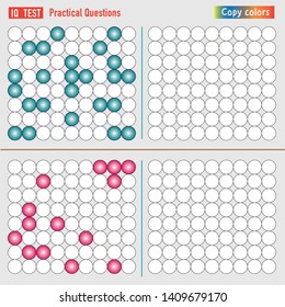 IQ Test Practical questions intelligence questions, Vector