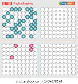 IQ Test Practical questions intelligence questions, Vector