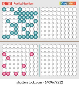 IQ Test Practical questions intelligence questions, Vector