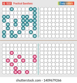IQ Test Practical questions intelligence questions, Vector