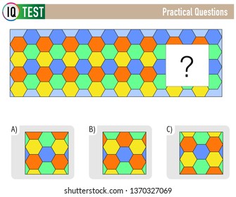 IQ Test Practical Questions - Shape Completion Questions