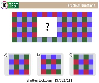 IQ Test Practical Questions - Shape Completion Questions
