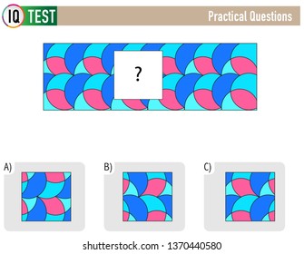 IQ Test Practical Questions - Shape Completion Questions