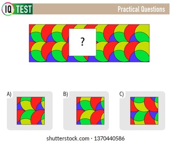 IQ Test Practical Questions - Shape Completion Questions