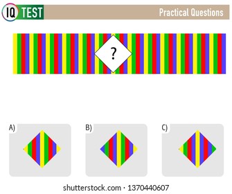 IQ Test Practical Questions - Shape Completion Questions