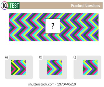 IQ Test Practical Questions - Shape Completion Questions