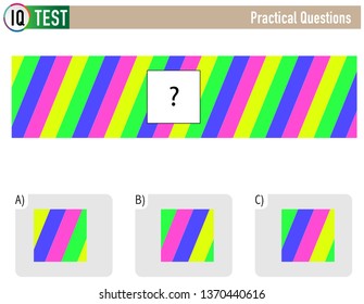 IQ Test Practical Questions - Shape Completion Questions