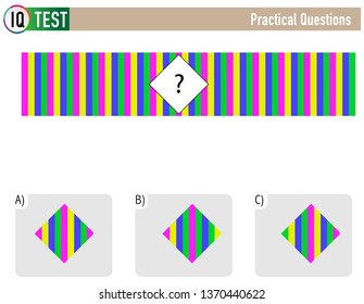 IQ Test Practical Questions - Shape Completion Questions