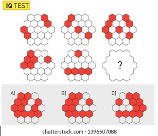 IQ TEST Practical Questions - Shape completion puzzle