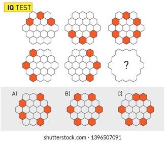 IQ TEST Practical Questions - Shape completion puzzle