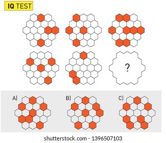 IQ TEST Practical Questions - Shape completion puzzle