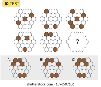 IQ TEST Practical Questions - Shape completion puzzle