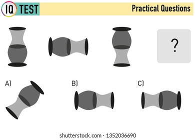 IQ Test Practical Questions Vector 