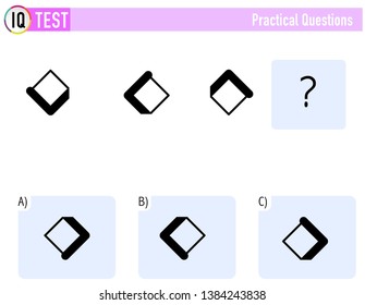 IQ TEST Practical Questions Vector 