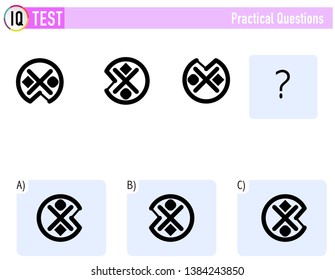 IQ TEST Practical Questions Vector 
