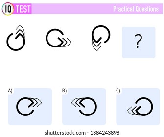Iq Test Practical Questions Vector Stock Vector (Royalty Free ...