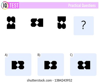 IQ TEST Practical Questions Vector 