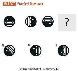 IQ TEST Practical Questions Vector ai