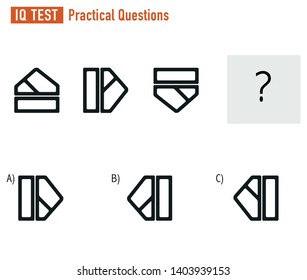 IQ TEST Practical Questions Vector 