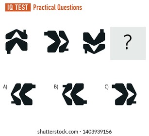 IQ TEST Practical Questions Vector ai