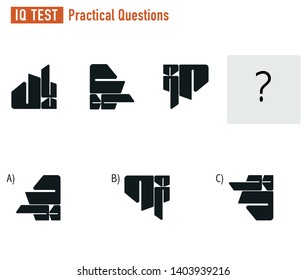 IQ TEST Practical Questions Vector ai