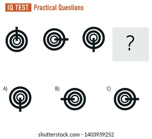 IQ TEST Practical Questions Vector ai