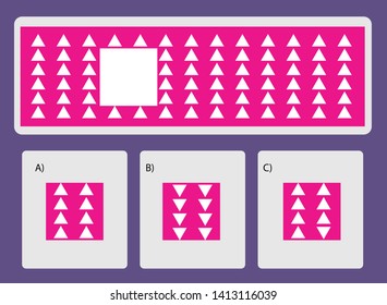 IQ TEST Practical Questions Vector