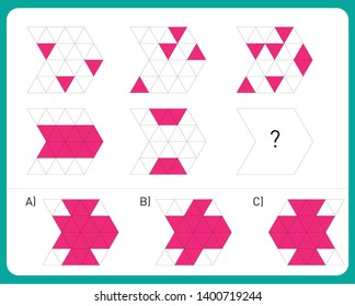 IQ Test - Practical Questions Vektor
