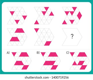 IQ Test - Practical Questions Vektor