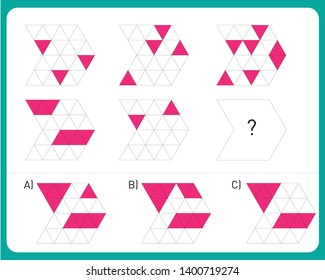 IQ Test - Practical Questions Vektor