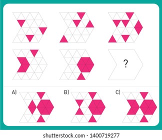 IQ Test - Practical Questions Vektor
