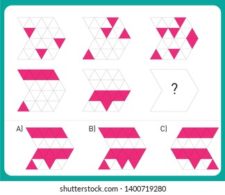 IQ Test - Practical Questions Vektor