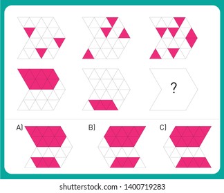IQ Test - Practical Questions Vektor