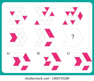 IQ Test - Practical Questions Vektor